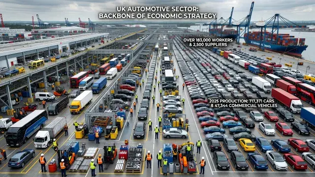 UK Automotive Sector Underpins Economic Strategy Amid Export Push